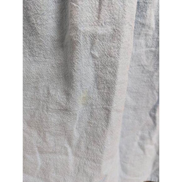 Amorini Size XS Baby Doll Tiered Shift Dress Light Blue Cotton Short Sleeves - Picture 3 of 14